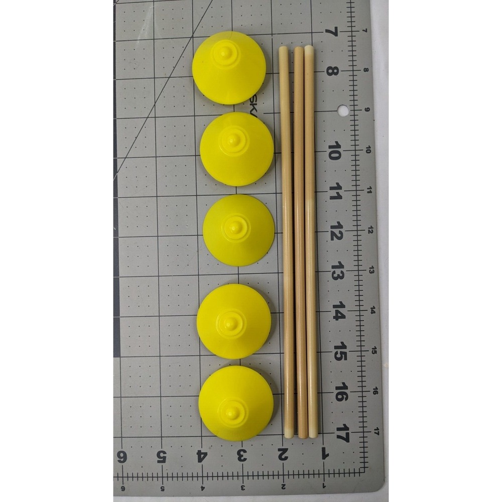 Mattel Barbie Pool‎ Patio Yellow Lights and Poles Lot
